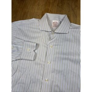 Brooks Brothers Madison‎ Men's Long Sleeve Dress Shirt 16 34 Multicolor Stripe